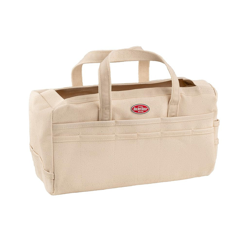 Bucket Boss - Original Rigger’s Bag - Natural, Tool Bags - Original Series (60002) , Beige 17 x 6 x 10.5 inches Solid Black