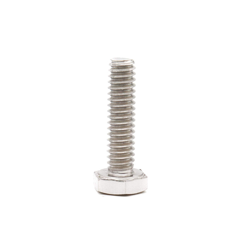[Australia - AusPower] - binifiMux 1/4-20 x 1" Hex Bolts Screws, with 1/4-20 Nylon Inserted Lock Nuts / 1/4 Washers / 1/4-20 Hex Nuts, 304 Stainless Steel /A2-70, Silver Tone, 50pcs 1/4-20" x 1" (10-Pack) 