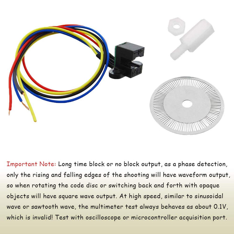 [Australia - AusPower] - Ximimark 2Pcs Photoelectric Speed Sensor Encoder Coded Disc Code Wheel for Smart Car C B D E Models 