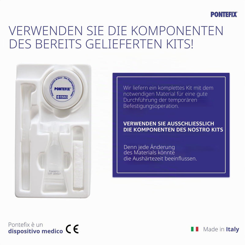 Dental Tooth Cement - Attaches Bridges, Crowns and Pin Teeth, Do It Yourself