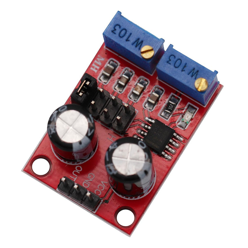 NE555 Pulse Rate Duty Cycle Adjustable Module Rectangular Wave Signal Generator Stepper Motor Driver Board Module Pulse Generator DC 5V-15V (Pack of 3)