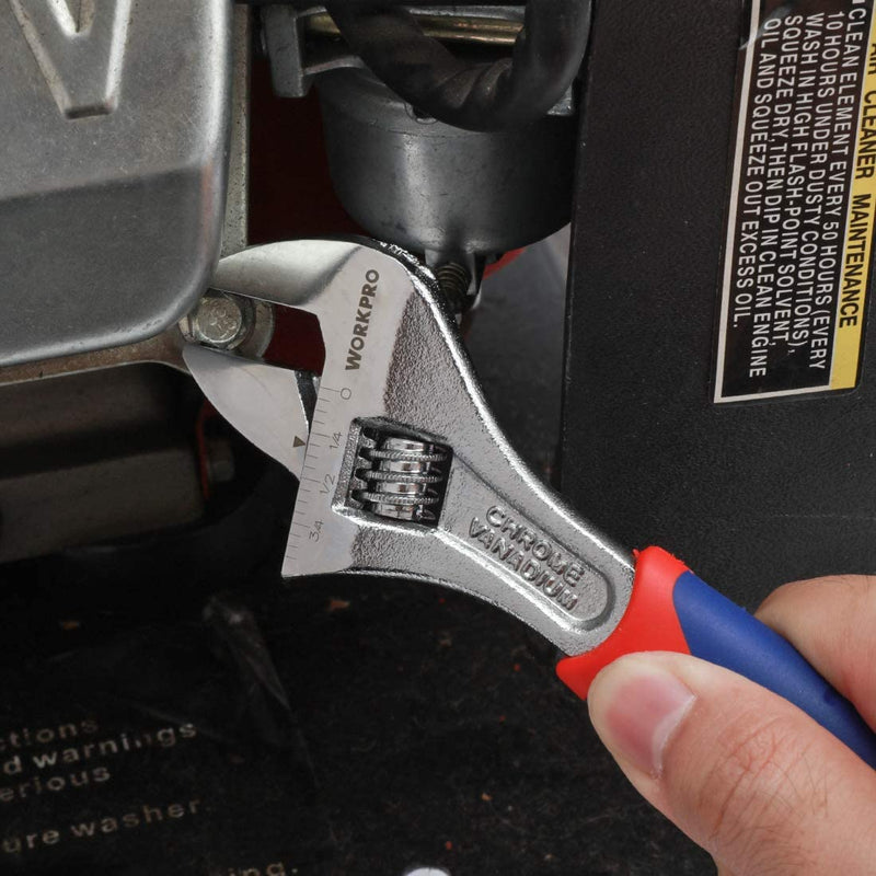 [Australia - AusPower] - WORKPRO Torpedo Level & WORKPRO 3-piece Adjustable Wrench Set 