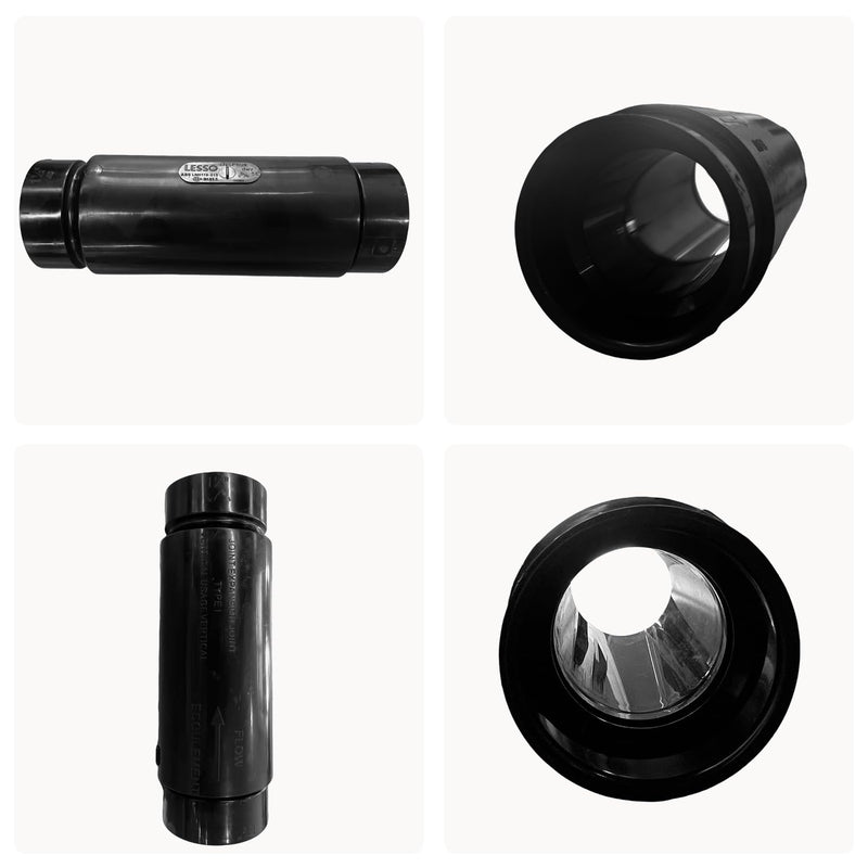 [Australia - AusPower] - Lesso ABS Expansion Joint, 1.5 X 1.5 in, Abs Plastic Pipe fittings 1-1/2 Inch EX joint-A 