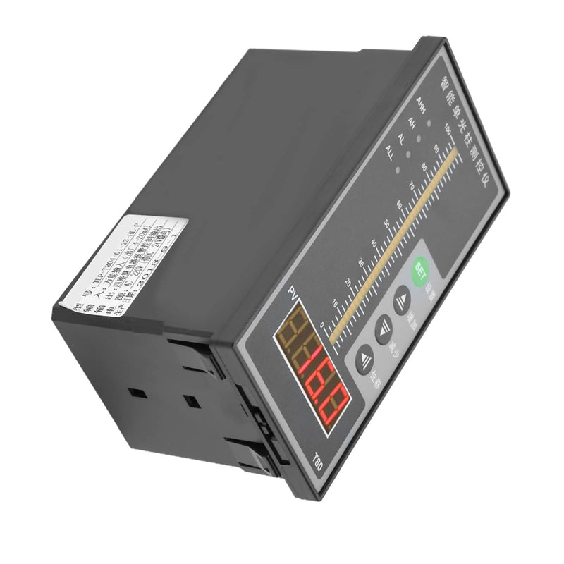[Australia - AusPower] - Intelligent Pressure Controller with Light Column Display for Water Oil Level Measurement 4-20MA Output Stainless Steel Sensor for Water Plants Sewage Treatment Reservoirs Rivers Seas Industrial Syste 
