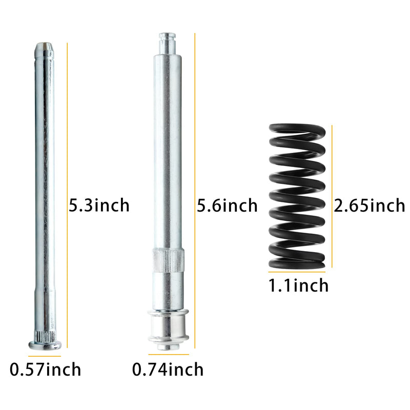 Ledaut Door Hinge Roller Pin and Bushing Repair Kits with Spring Replacement Front Upper for Chevrolet C1500 Truck 1988‑1999 1500MJL