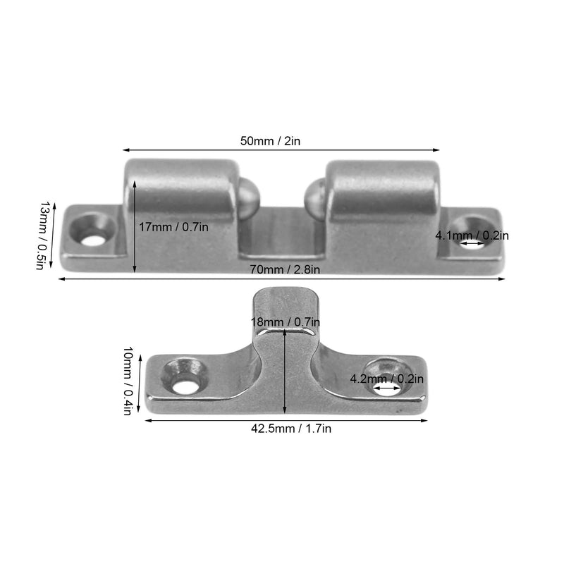 [Australia - AusPower] - Ball Tension Cabinet Tension Catch Stainless Steel 70mm Ball Tension Roller Catch for Ship Yacht RV 