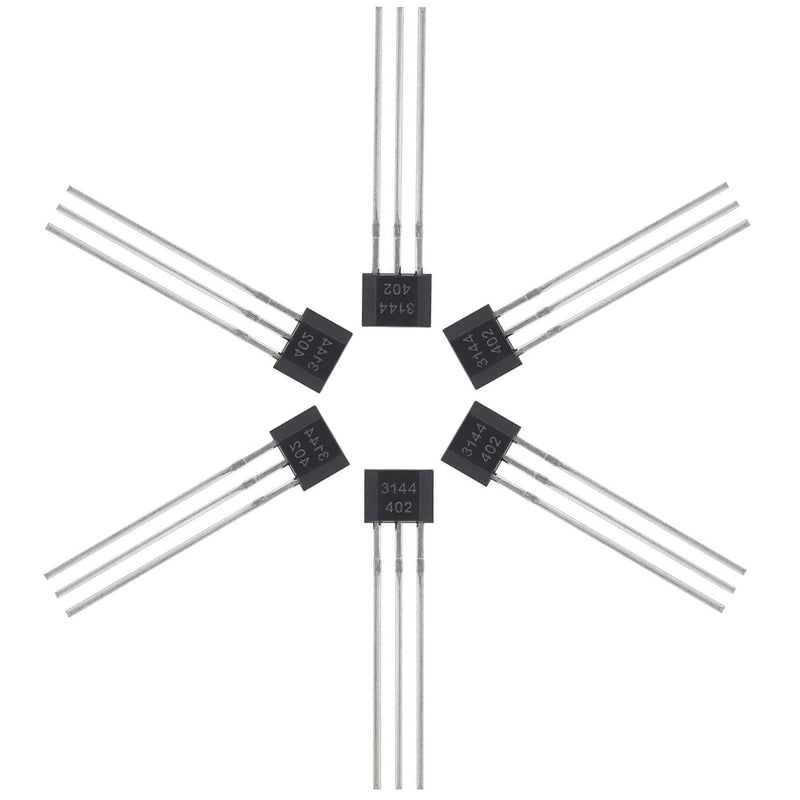 [Australia - AusPower] - 20Pcs A3144 3144 Hall Effect Sensor OH3144 AH3144E 3Pins Magnetic Detector for Arduino 