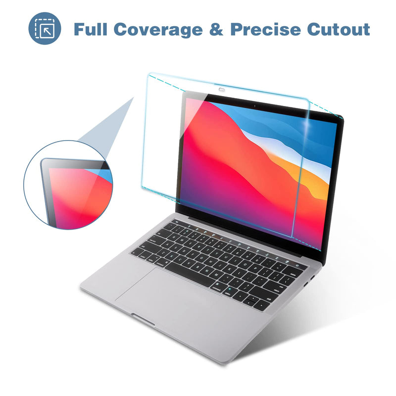 [Australia - AusPower] - Pack of 2 9H Hardness Screen Protectors for 13 Inch MacBook Pro 13 / MacBook Air 13, Screen Protector Film Tempered Glass, Clear 