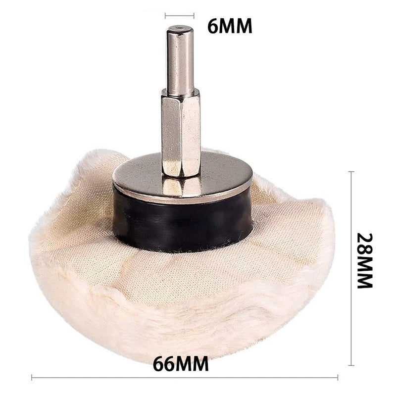 [Australia - AusPower] - Polishing Disc for Drilling Polishing Wheel Pad Mop Kit Conical/Column/Mushroom/Wheel Shaped Polishing Tool for Metal, Jewellery, Stainless Steel, Aluminium, Wood, Plastics, Ceramics, Glass etc. 