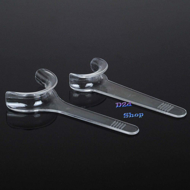 [Australia - AusPower] - Dental Photography Mirrors Stainless Steel & 10Pcs T-shape Retractor Mouth Opener 