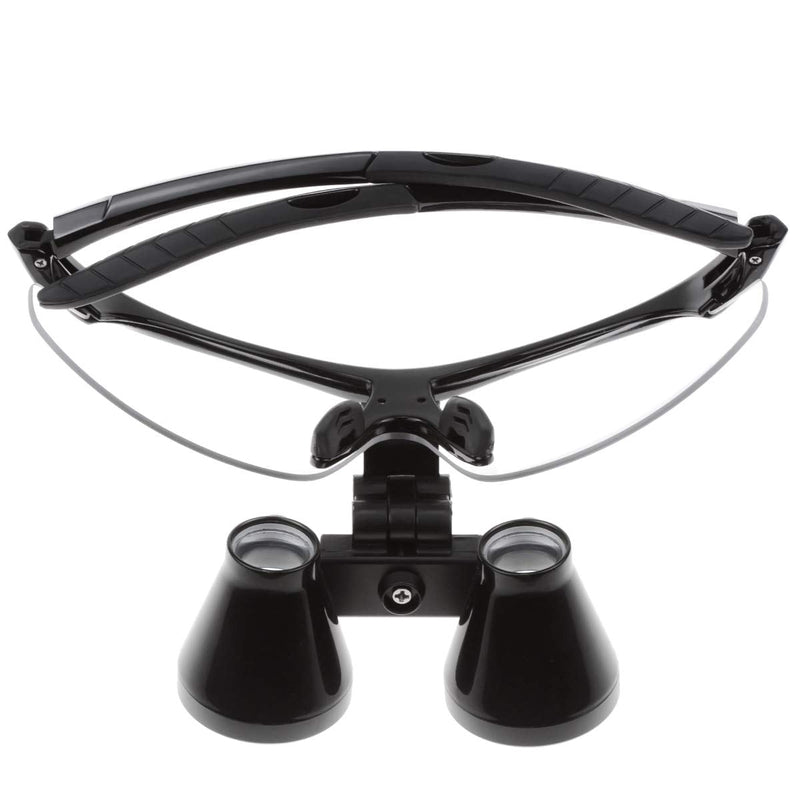[Australia - AusPower] - NSKI 3.5X420mm Binocular Loupes DY-102 Optical Glass Plastic Frame with Antifog Black 