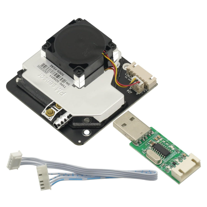 [Australia - AusPower] - PM Sensor SDS011 High Precision Laser PM2.5 Air Quality Sensor Detection Module Super Dust Digital Output 
