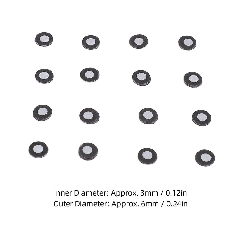 Hyuduo High Reflective 3D Scanning Markers Magnetic Targets 6mm OD 150pcs Reusable Strong Adhesive PET Film for Automotive Aerospace Metrology Inspection