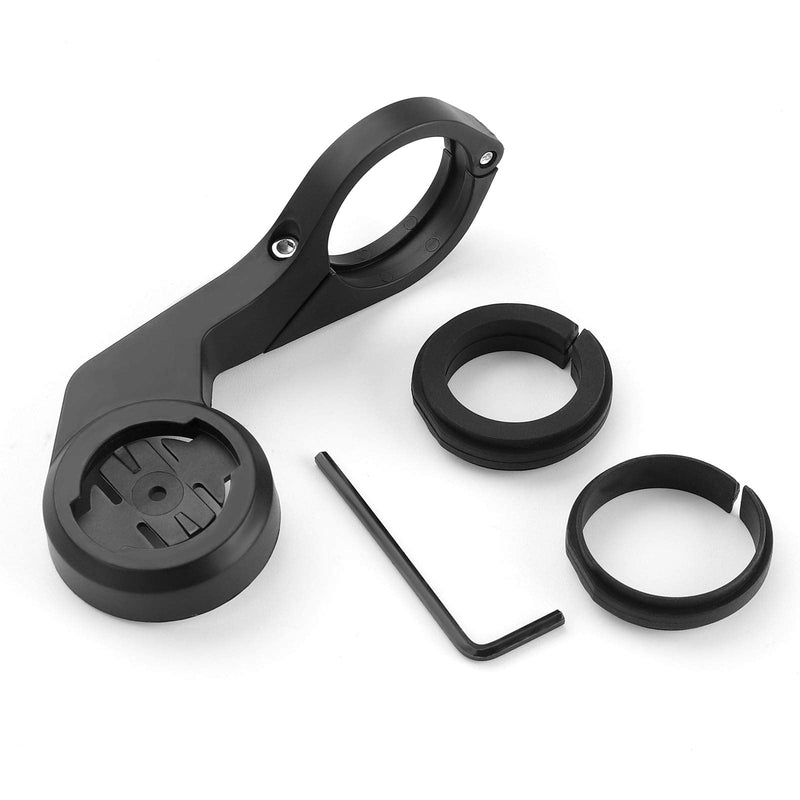 [Australia - AusPower] - CooSpo Bike Computer Mount, Out-Front Bike Computer Mount Compatible with Garmin,Wahoo,XOSS Bike Computer, Out Front Bracket Plastic Bike Computer Mount Adapter Base YCJ-BK 