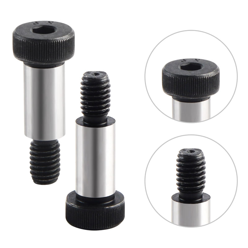 [Australia - AusPower] - AnRui 4Pcs Alloy Steel Shoulder Bolt 1/2" Shoulder Dia, 1" Shoulder Length, 3/8-16 UNC Thread Hexagon Socket Head Shoulder Screws Bolts 1" x 1/2" 