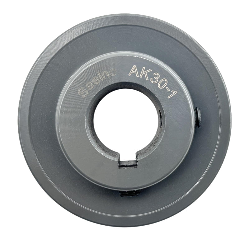 [Australia - AusPower] - AK30-1 Single Groove Fixed Bore V Belt Pulley,1 inch bore,3.05 inch Outside Dia,V-Belt Sheave Cast Iron for A AX 3L 4L V-Belts 