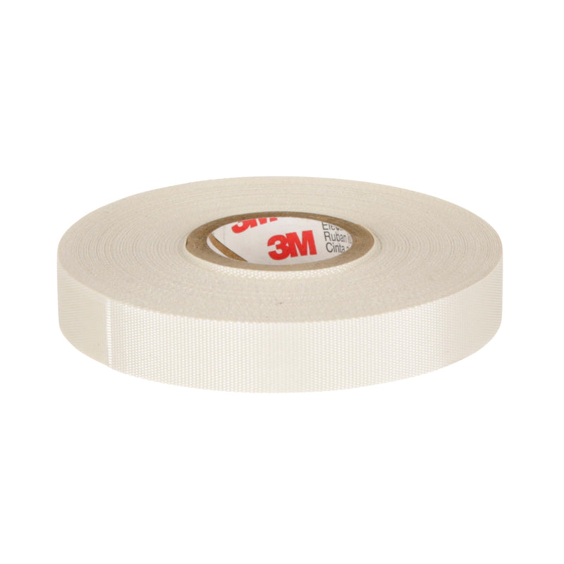 3M Glass Cloth Electrical Tape 27, ½ in x 66 ft, 1 Roll, Non-Corrosive Adhesive, Pressure Sensitive, High Temperature, Corrosion Protection, 7-mil Woven 1/2 in x 66 ft