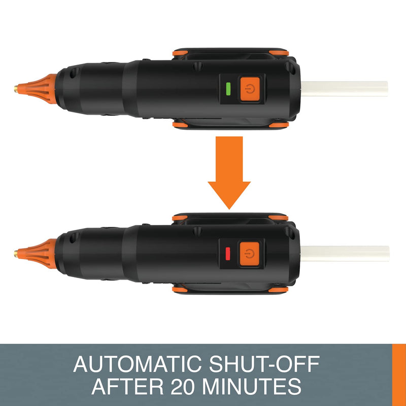 [Australia - AusPower] - Worx 20V Power Share Full-Size Hot Glue Gun WX045L.9- (Tool Only) 20V Glue Gun (Tool Only) 