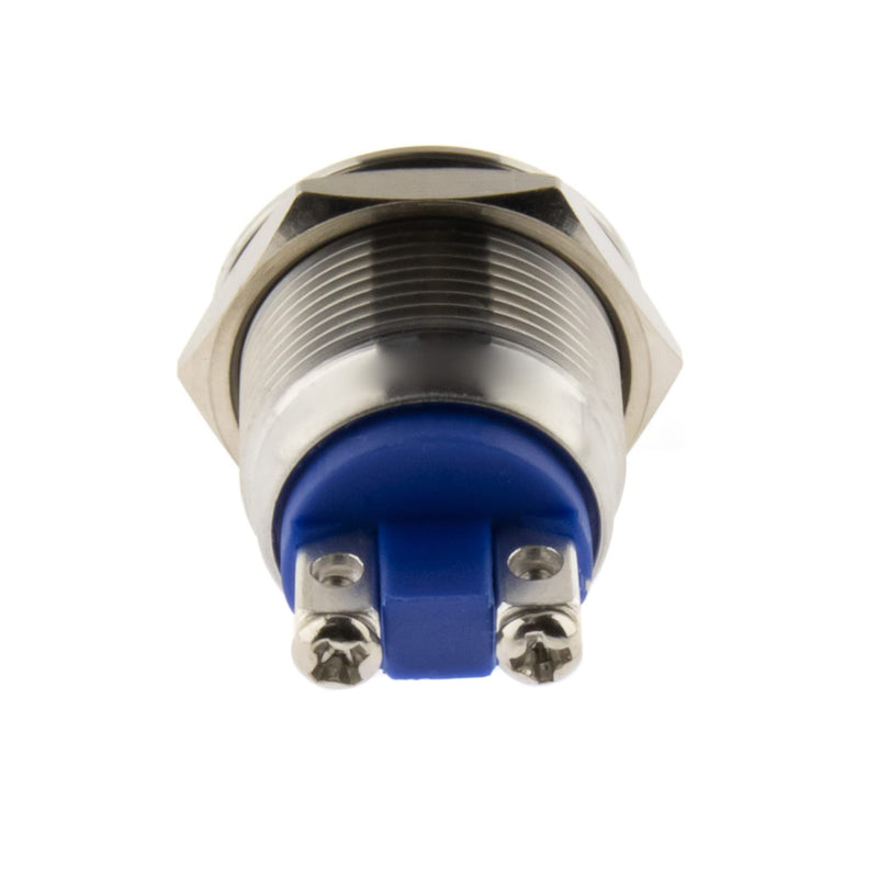 [Australia - AusPower] - SeKi 19161 Stainless Steel Push Button Diameter 19 mm Touch Button Curved Head Shape Screw Connection Bell Push Button Standard - Schraube 19 mm - curved 