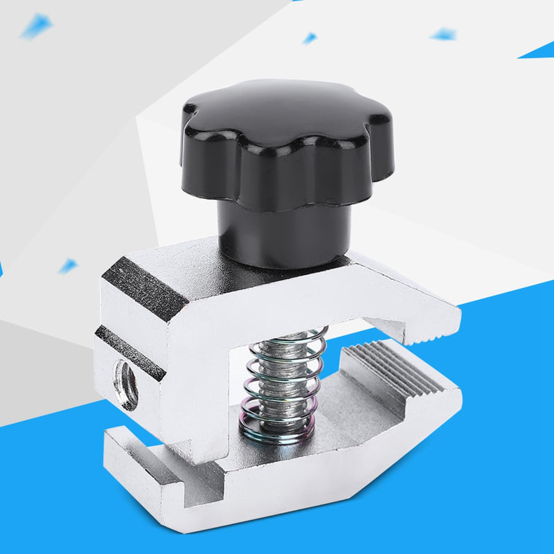 SJJ-01 Push-Pull Force Fixing, 500N High Load Capacity Stainless Steel Claw Clamp Thrust Tension Meter Clamp for Traction Tester