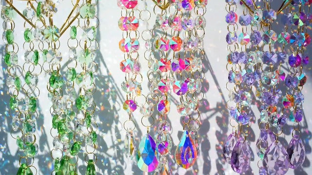 Crystal Suncatchers for Window Hanging Rainbow Maker Sun Catchers Indoor