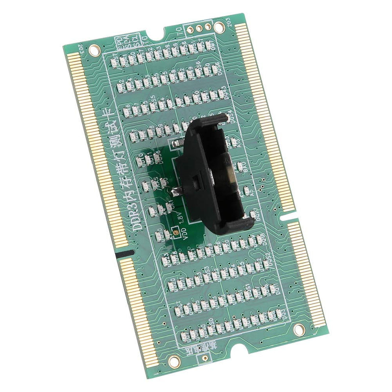 [Australia - AusPower] - DDR3 SODIMM Test Card, Professional Memory Diagnostic Tool with Light Display, Real Time Results Analyzer, Laptop Notebook Repair, Computer Maintenance Essential common DDR3 