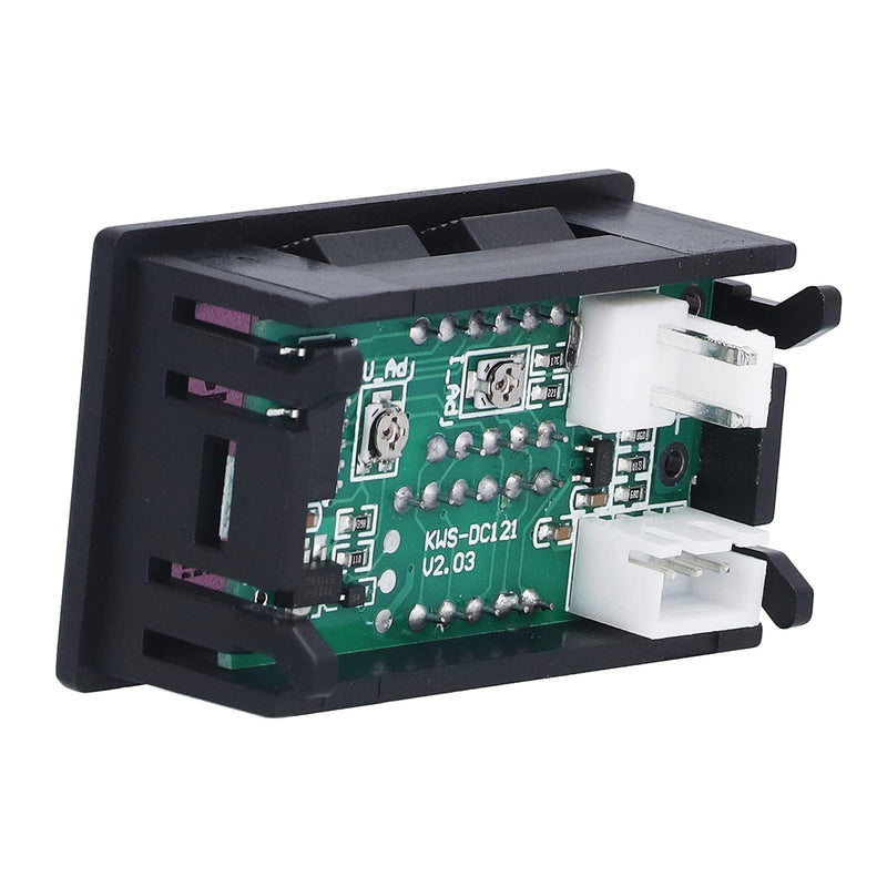 [Australia - AusPower] - DC 0-100V 10A Digital Voltmeter Ammeter Multimeter Panel, Meter Current Voltage Tester Amperage Measurement Meter with Dual LED Display Voltage Gauge for Automotive Motor Battery 