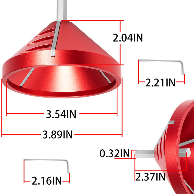 [Australia - AusPower] - 2 in 1 Inner-Outer PVC Deburring Tool, Chamfer Reamer Inner-Outer Pipe Beveler for 0.75" to 3.5" OD & 0.92" to 3.89" ID PVC, CPVC, ABS, PP, PE Pipes – 3 Sharp Blades, Fits Standard Drills 