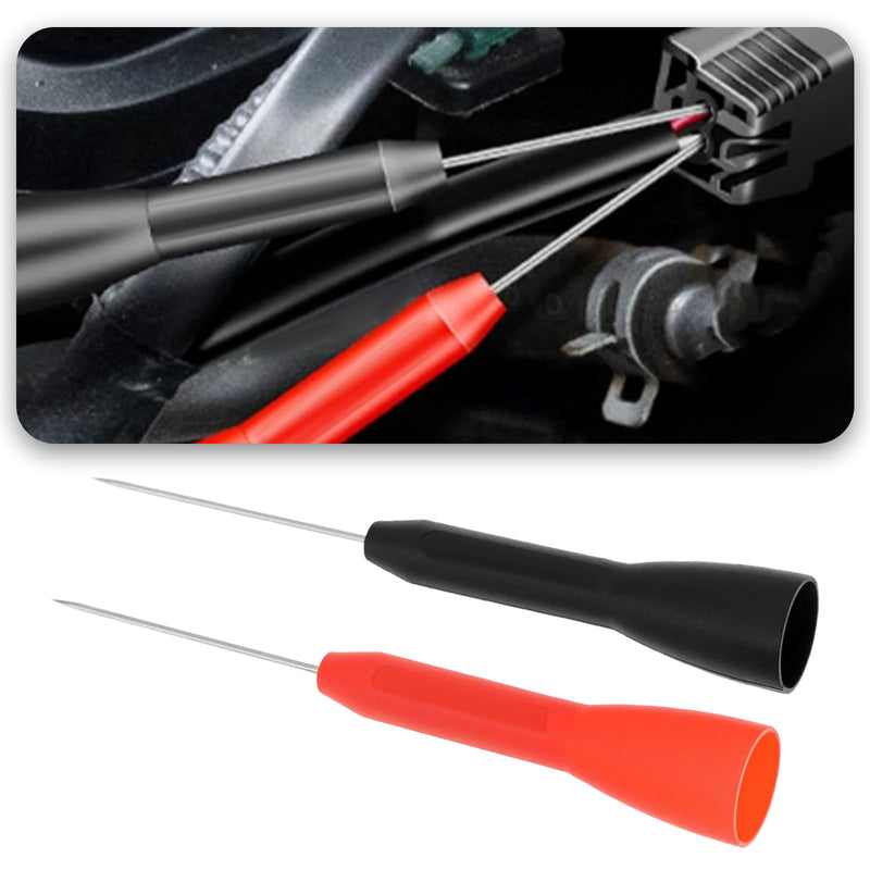 [Australia - AusPower] - 4PCS 1mm Electrical Test Probes Length 8.5cm Suitable for Various Multimeters Fit 2mm Probes Fine 