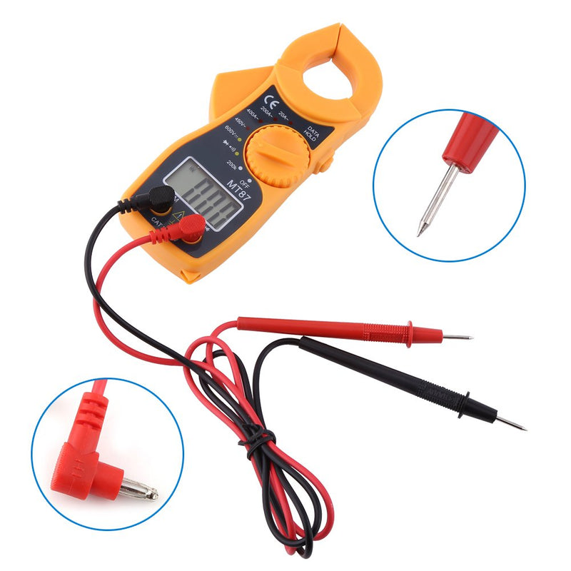 [Australia - AusPower] - Voltmeter, LCD Clamp Multimeter,MT87 AC 20A 400A Digital Volt Tester AC DC 450V 6000V Voltage Detector Ammeter Ohmmeter, electriccircuittestingdevice 