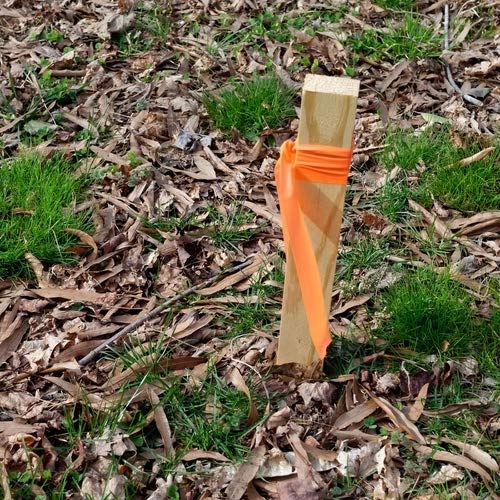 Flagging Tape， Survey Ribbon for Boundaries and Hazardous Areas Non-Adhesive Surveyor Tape with 1" Width, 150' Length -15F Temperature Resistance at Summer(Pack of 10) (Yellow) Yellow