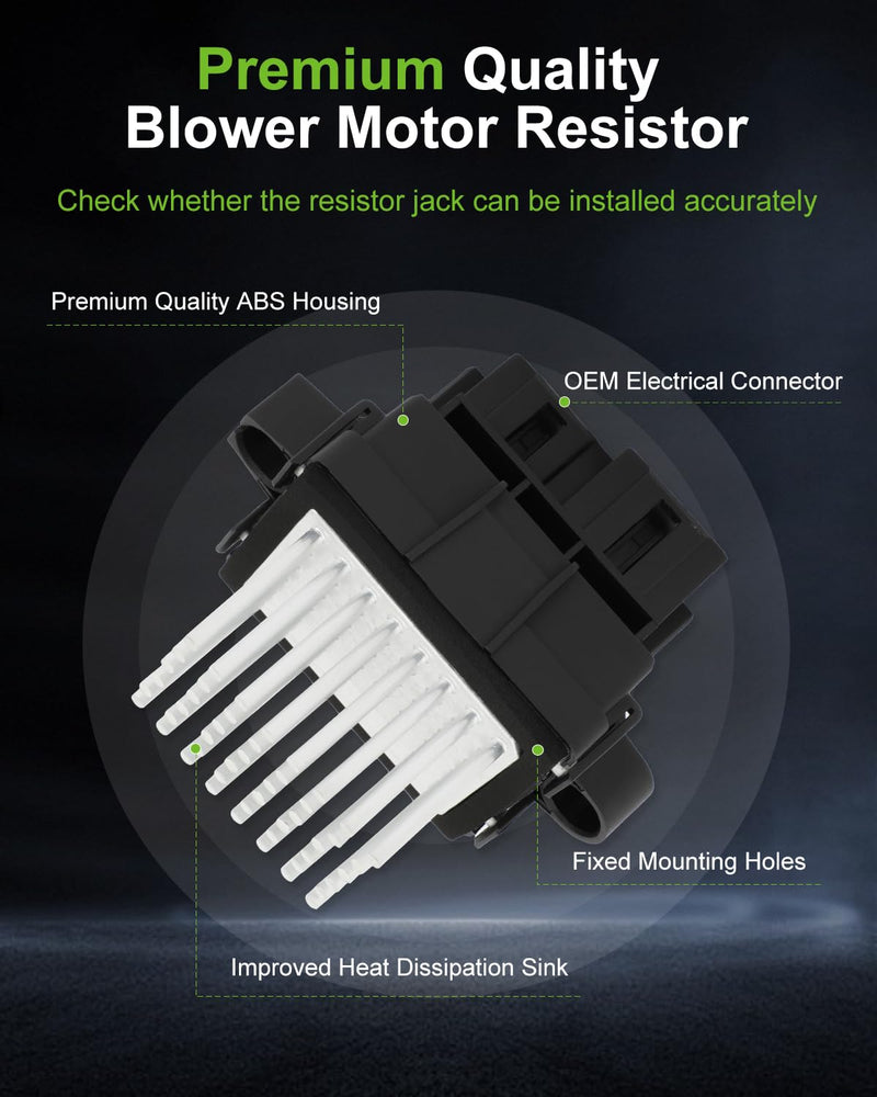 [Australia - AusPower] - SCITOO 68029736AA,RU684 HVAC Blower Motor Resistor for 2008-2013 for Chrysler 300/2008-2016 for Town & Country/2008-2010 for Dodge Charger/2008-2018 for Grand Caravan/2008 for Magnum 