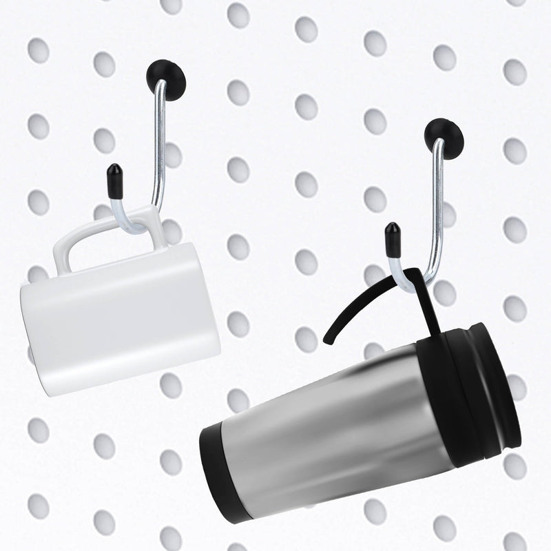 [Australia - AusPower] - Pegboard Hook Locks, for Stopping Hooks from Falling Off, 60PCS, Black 