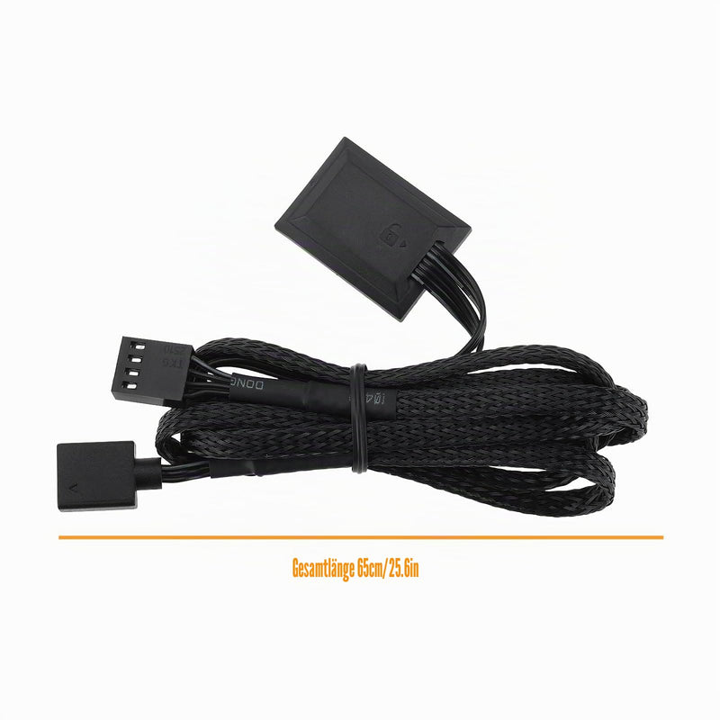 5V 3 Pin aRGB / 4 Pin PWM Fan for Motherboard Connector Replacement Part Computer Fan for Motherboard Adapter Cable Compatible with Lian Li SL I-nfinity UNI Fan