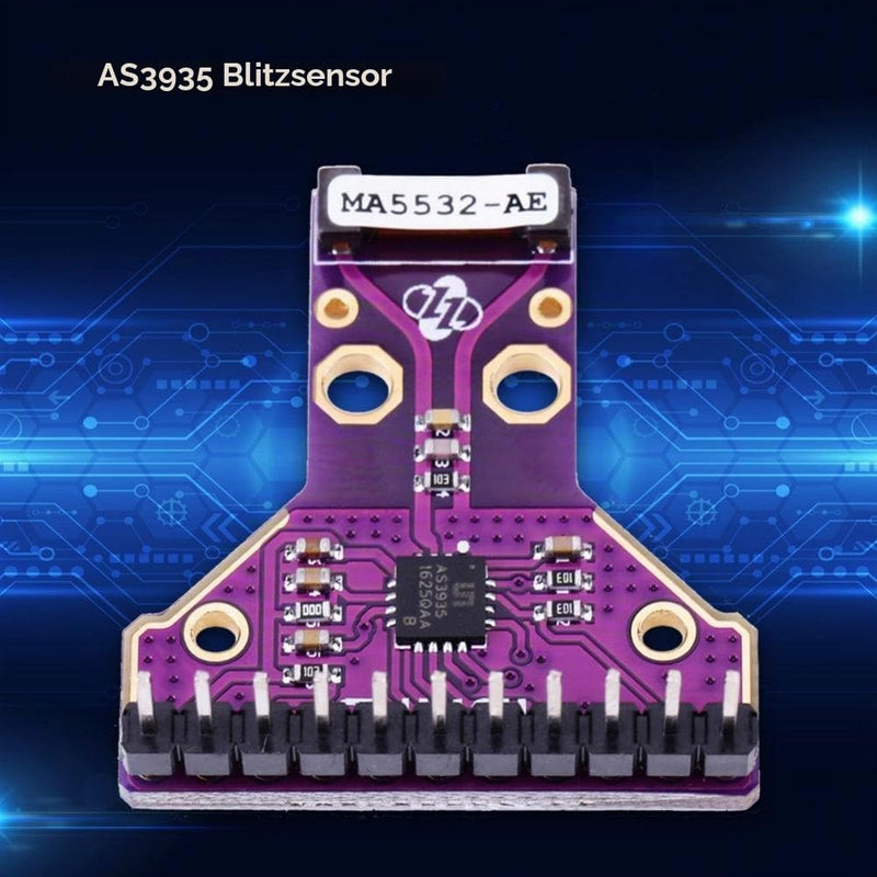 AS3935 I2 C SPI Flash Storm Distance Sensor Detector