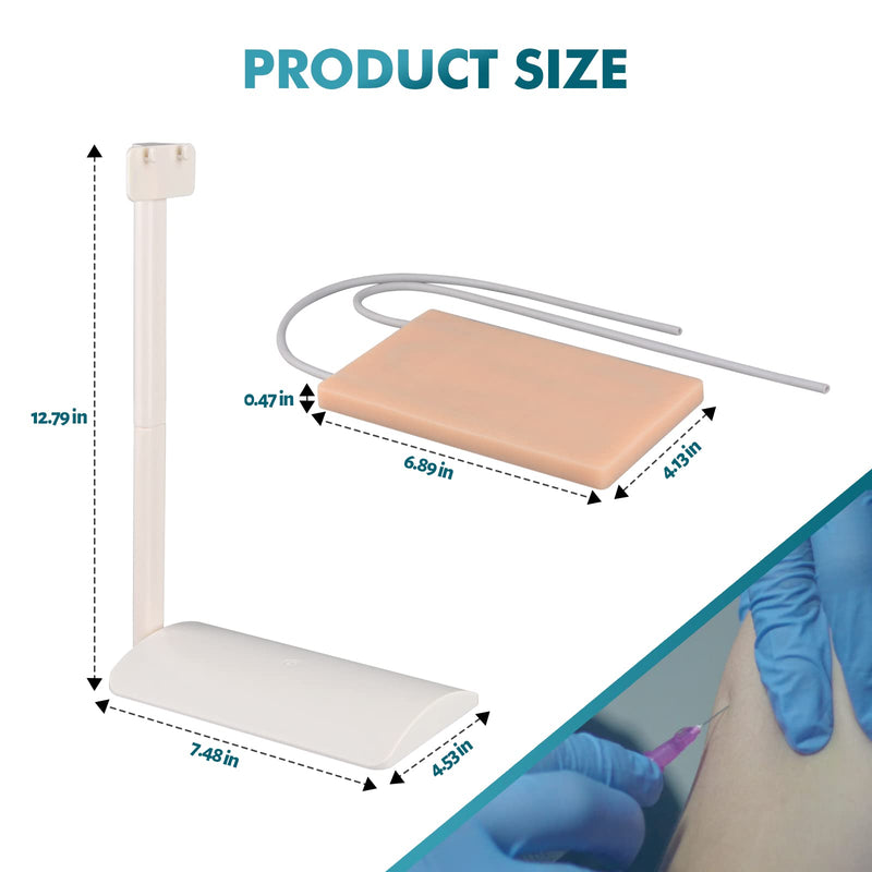[Australia - AusPower] - Medarchitect IV Practice Kit, IV Injection Pad for Venipuncture Training, IV Start Kit for Medical Education, Nursing School Essentials 