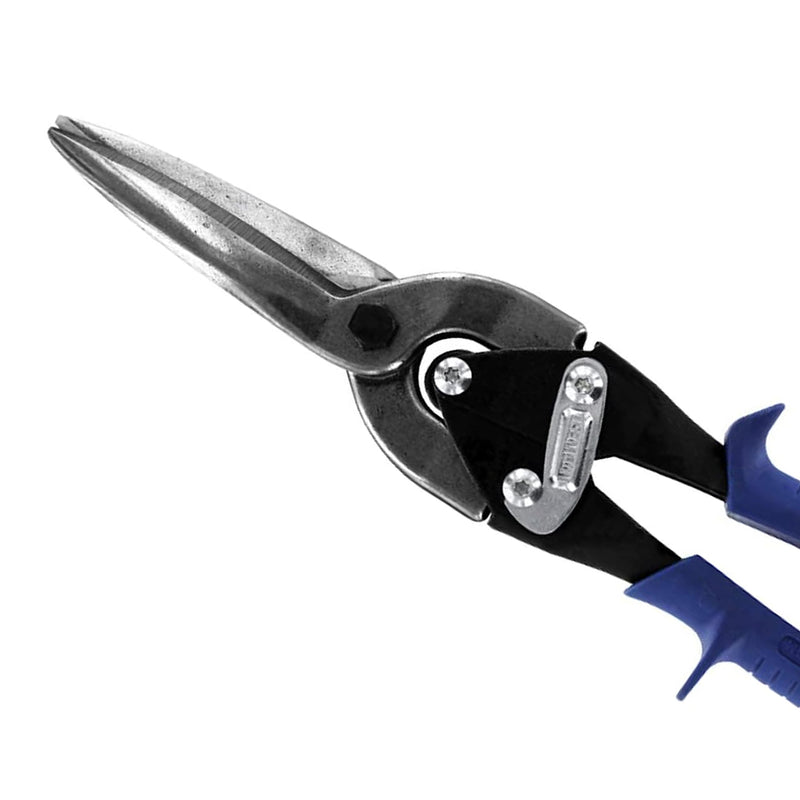[Australia - AusPower] - MIDWEST Power Cutters Long Cut Snip - Straight Cut Regular Tin Cutting Shears with Forged Blade & KUSH'N-POWER Comfort Grips - MWT-6716A Regular Blade 