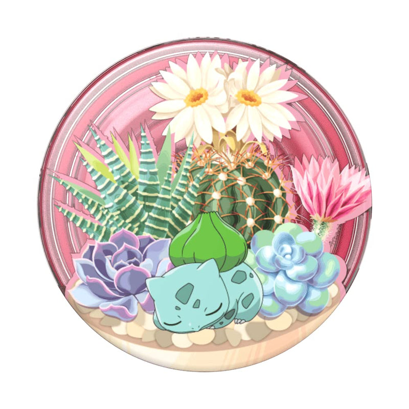 [Australia - AusPower] - PopSockets Phone Grip with Expanding Kickstand, Pokemon PopGrip - Bulbasaur Terrarium Adhesive 