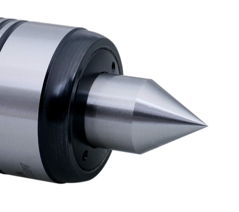 Accusize Industrial Tools MT2 Precision Medium Duty Live Center, Overall Length 5.83'', 0537-6436 | OAL 5.83", 0.0002" Accuracy, 300 lbs Max Weight, 3500 RPM