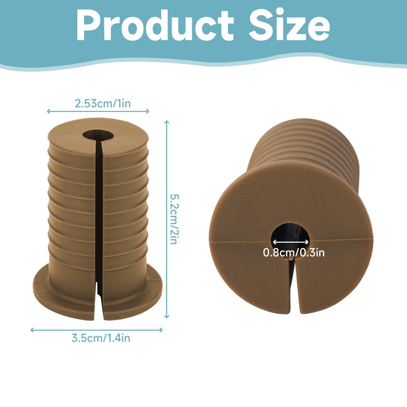Starlink Cable Routing Kit,Starlink Cable Installation Kit,Starlink Mounting Accessories,2* Grommets, 1" Spade Drill Bit, 5/16" Drill Bit, 15 Wall Clamps,13" Cable Sleeve (Brown) Cable Installation Kit (Brown)
