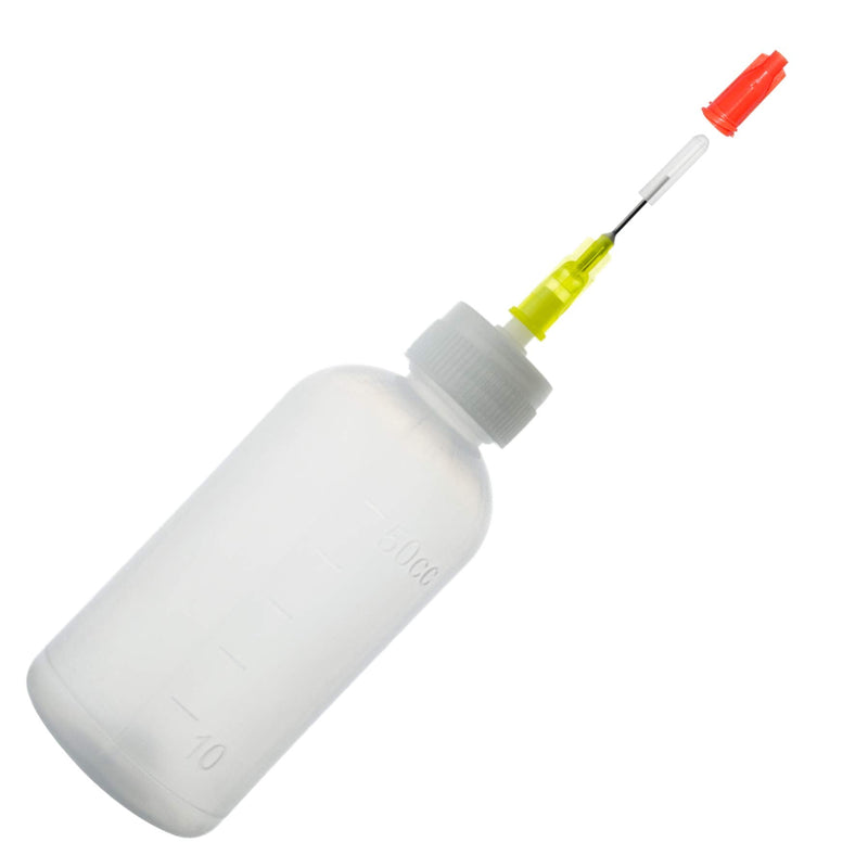[Australia - AusPower] - SHAOTONG 10Pcs Squeeze Bottle With 20G Dispensing Needles And Cap (50ml dispensing bottle) 1.7 Ounces 