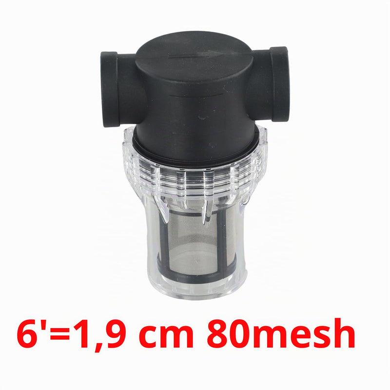 ZYWUOY Pipeline Filter, Strainer, Water Pump Filter with 40/80 Mesh Stainless Steel Strainer, Inline Mesh Strainer, Water Pump Filter for Garden Watering