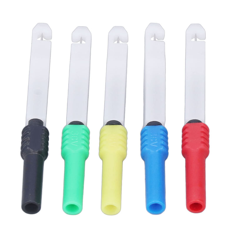 [Australia - AusPower] - Wire Piercing Test Needles Set, 0.7mm, 5 Colors, 30VAC-60VDC, for Automotive Diagnostics 