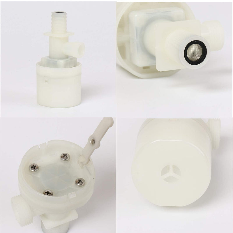 [Australia - AusPower] - Water Float Valve, Water Level Control Water Tank Traditional Float Valve Upgrade 2 PCS (1/2", up inlet) 0.5 Inch 