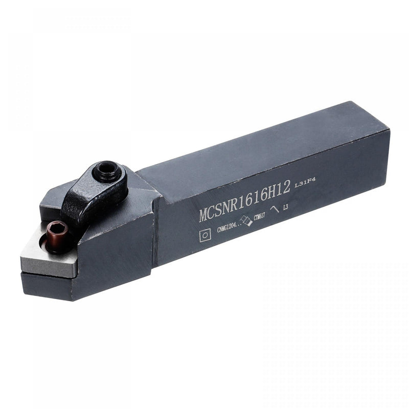 [Australia - AusPower] - uxcell Indexable CNC Lathe Turning Tool Holder, 45° MCSNR1616H12 5/8" Shank 40CrMo-42CrMo Steel Carbide Turning Tool Holder for Turning Grooving Threading 