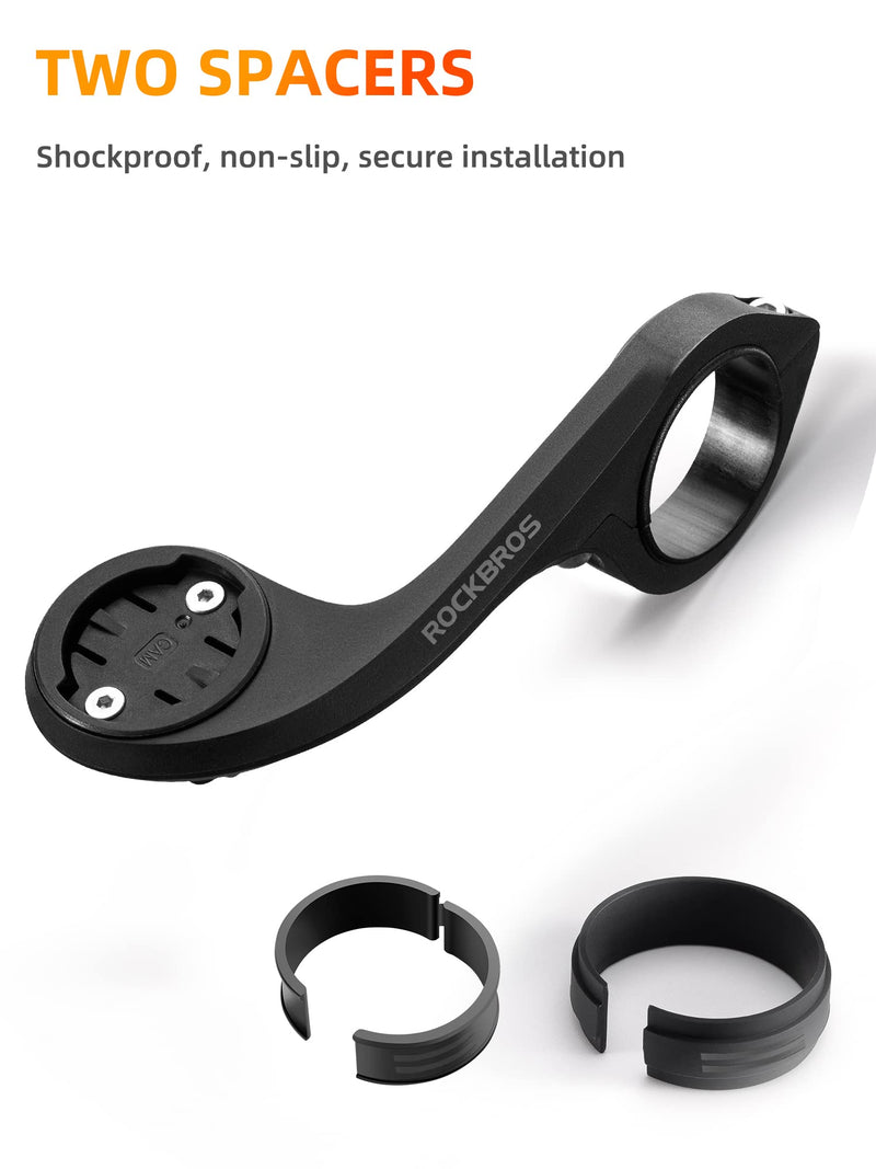 [Australia - AusPower] - ROCKBROS Out Front Mount Compatible with Garmin, iGPSPORT - Bike Handlebar 1.26’’-1.38’’/ 32-35mm 