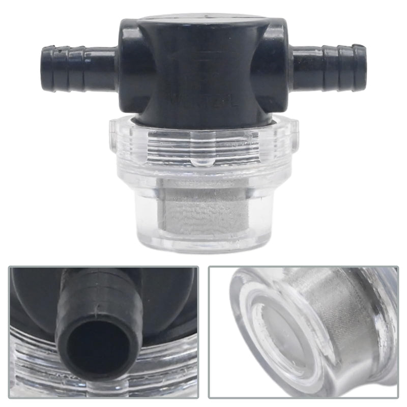 [Australia - AusPower] - 1/2 Inches Water Pump Strainer 2PCS for 12V DC 80 PSI Camper Marine Boat Lawn, 80 Mesh Filter 