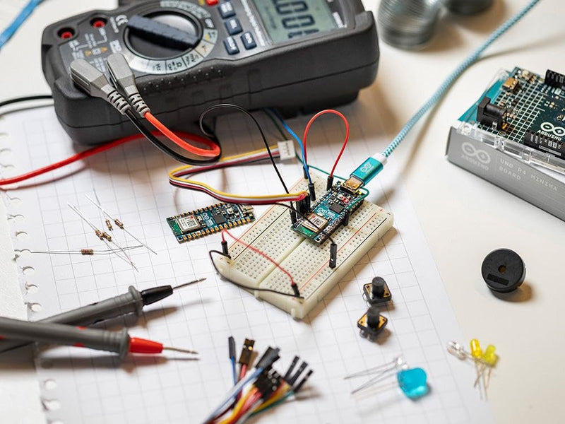 Arduino Nano ESP32 with Headers [ABX00083] - Compact Board with ESP32 Microcontroller, WLAN and Bluetooth, Ideal for IoT Projects, Automation and Connected Applications with Arduino IDE. ABX00083
