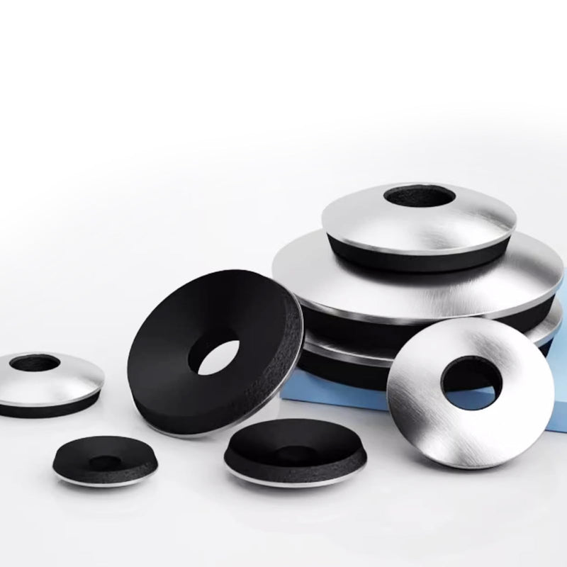 [Australia - AusPower] - 1/4'' x 1" Sealing Washers Stainless Steel 18-8 (304) Neoprene EPDM Bonded, 50 PCS 