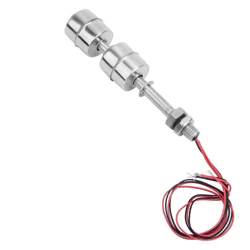 [Australia - AusPower] - Stainless Steel Double Ball Tank Level Float Switch,DC 0~110V Water Level Sensor Switch,Water Level Controller Sensor Switch for Tank Pool (100mm) 